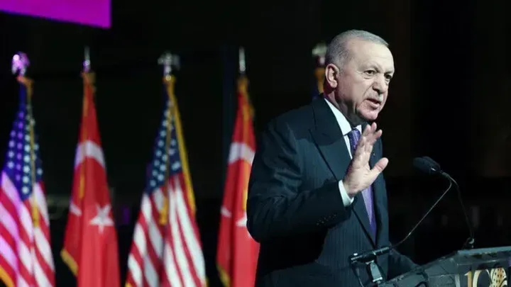 Presidente Erdogan discursou na Reunião do Conselho Empresarial Türkiye-EUA