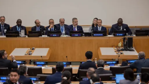 فیدان در نشست سازمان همکاری اسلامی بر تحولات غزه و منطقه تأکید کرد