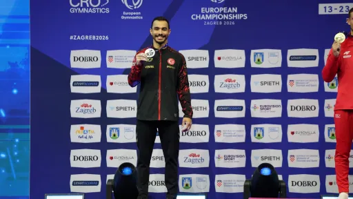 Түркиялық гимнаст Ферхат Арыджан Париждегі жарыста чемпион атанды