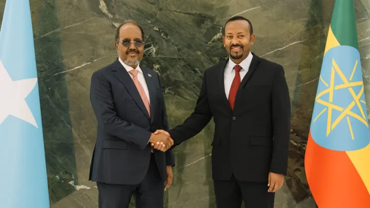 Somali President Mohamud visits Ethiopia for talks with PM Abiy Ahmed