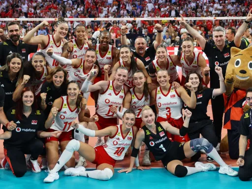 Seleção Nacional Feminina Turca é Campeã Europeia de Voleibol