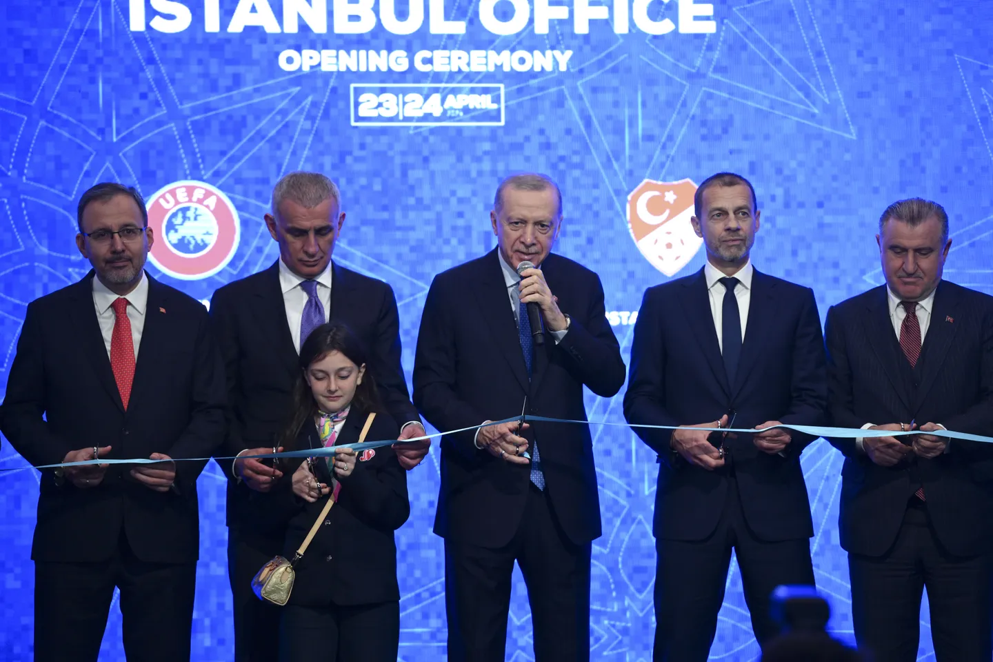 سخنرانی اردوغان در مراسم افتتاح دفتر یوفا در استانبول