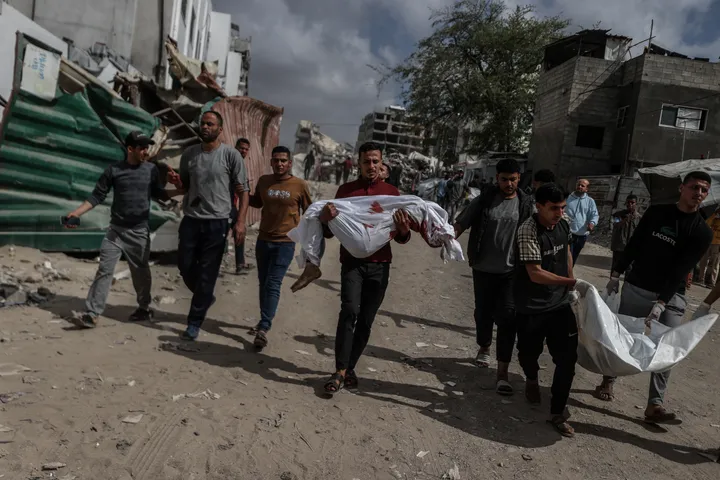 Israel rains down its bombs on Gaza, killing many Palestinians