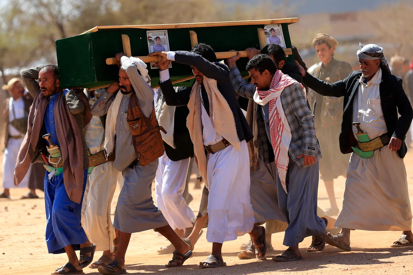 Los hutíes reportan 13 nuevos bombardeos de Estados Unidos en el norte de Yemen