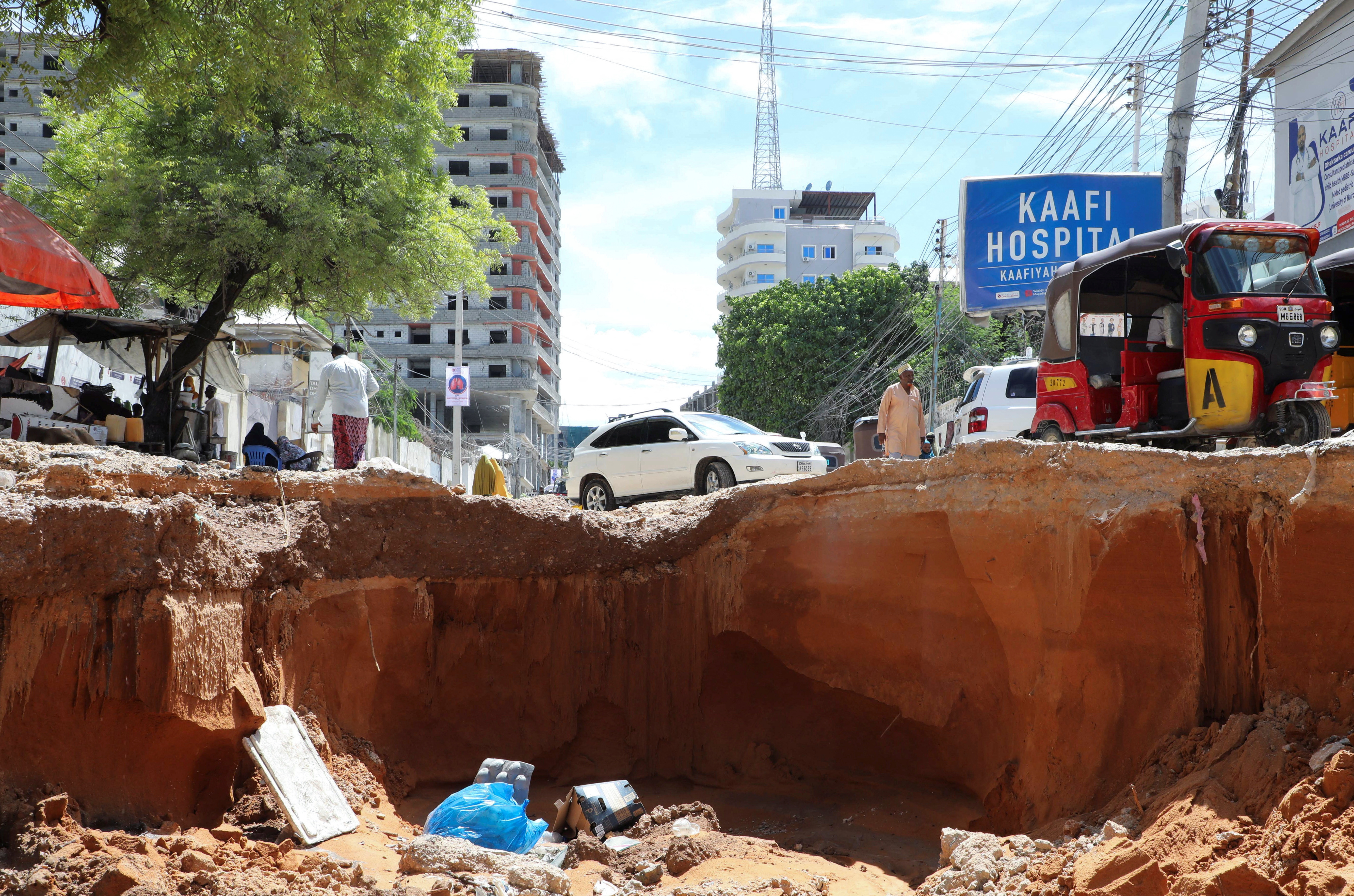 Heavy rains leave trail of destruction in Somalia's capital Mogadishu