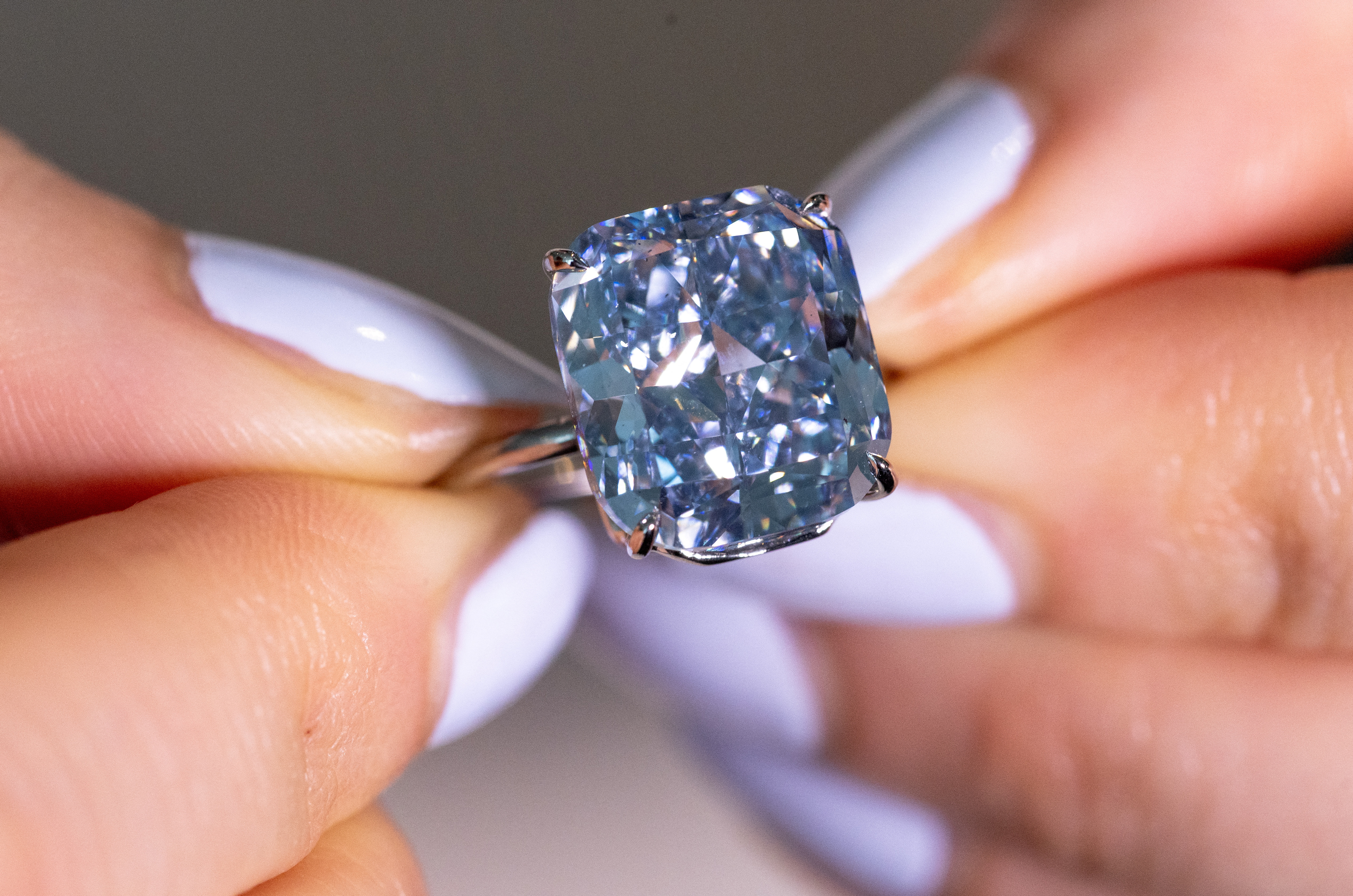 South African rare blue diamond fetches $21.5m at auction