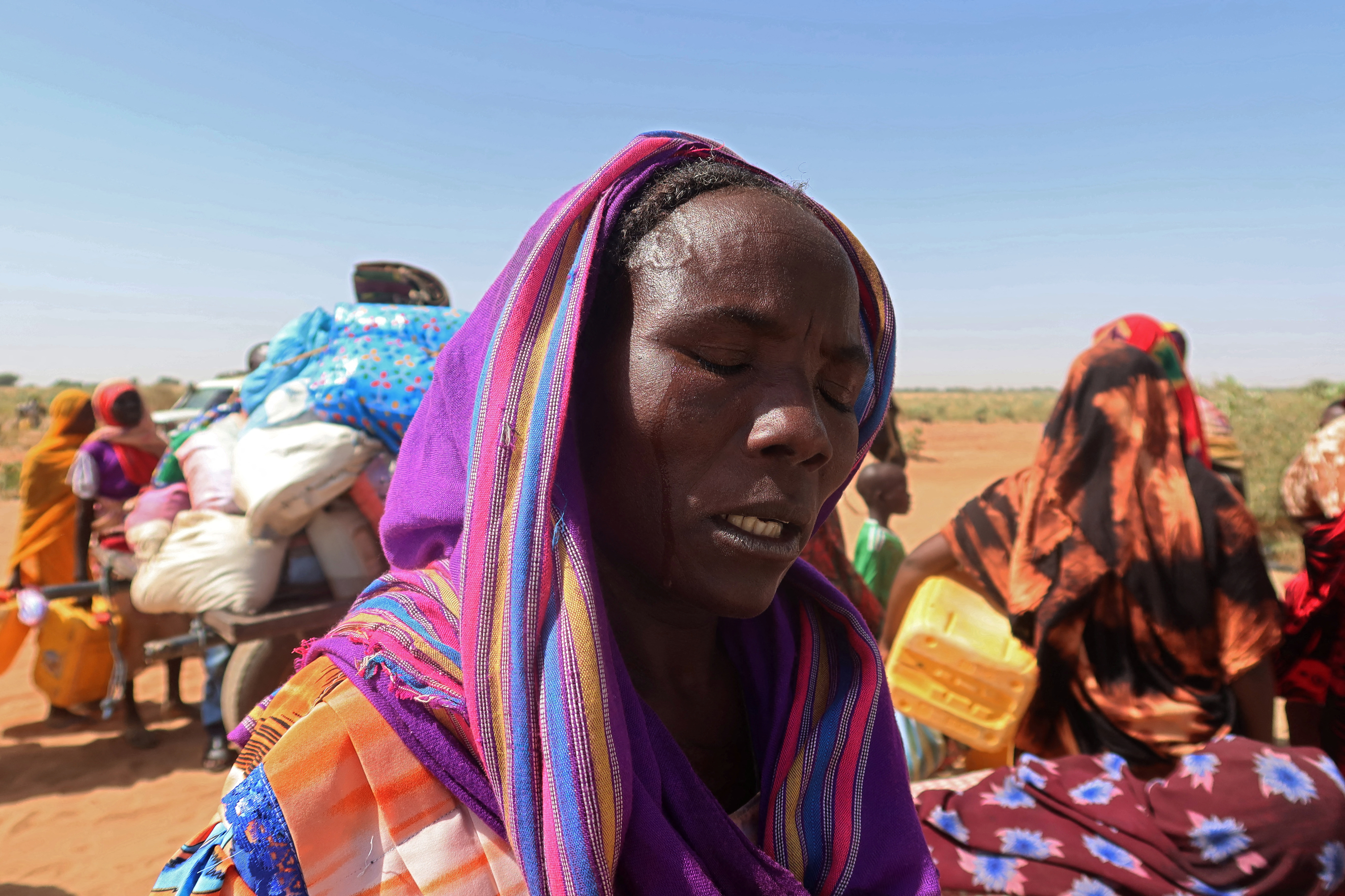 ‘No food, no water, just death’: Sudan’s tears become Chad’s burden