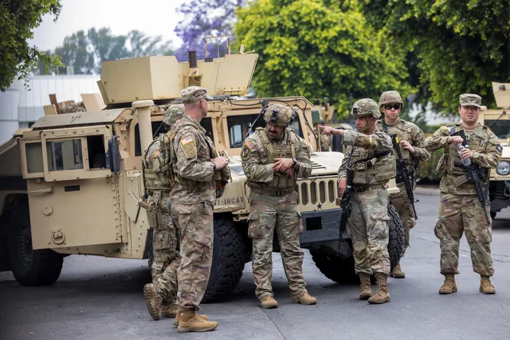 Troops deployed to LA to ensure 'law and order': Trump
