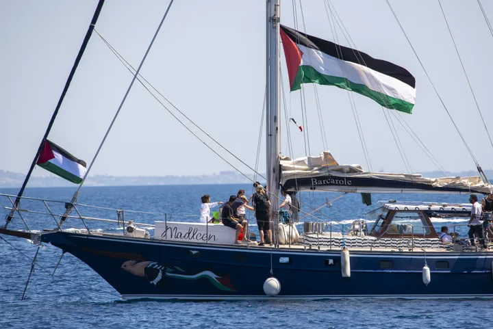Israel targets aid boat Madleen en route to Gaza with internet blockade