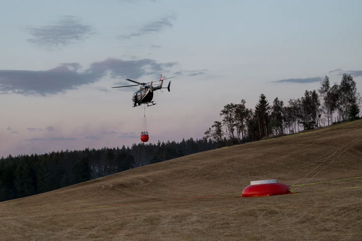 Mehrere Wälder im Osten Deutschlands brennen