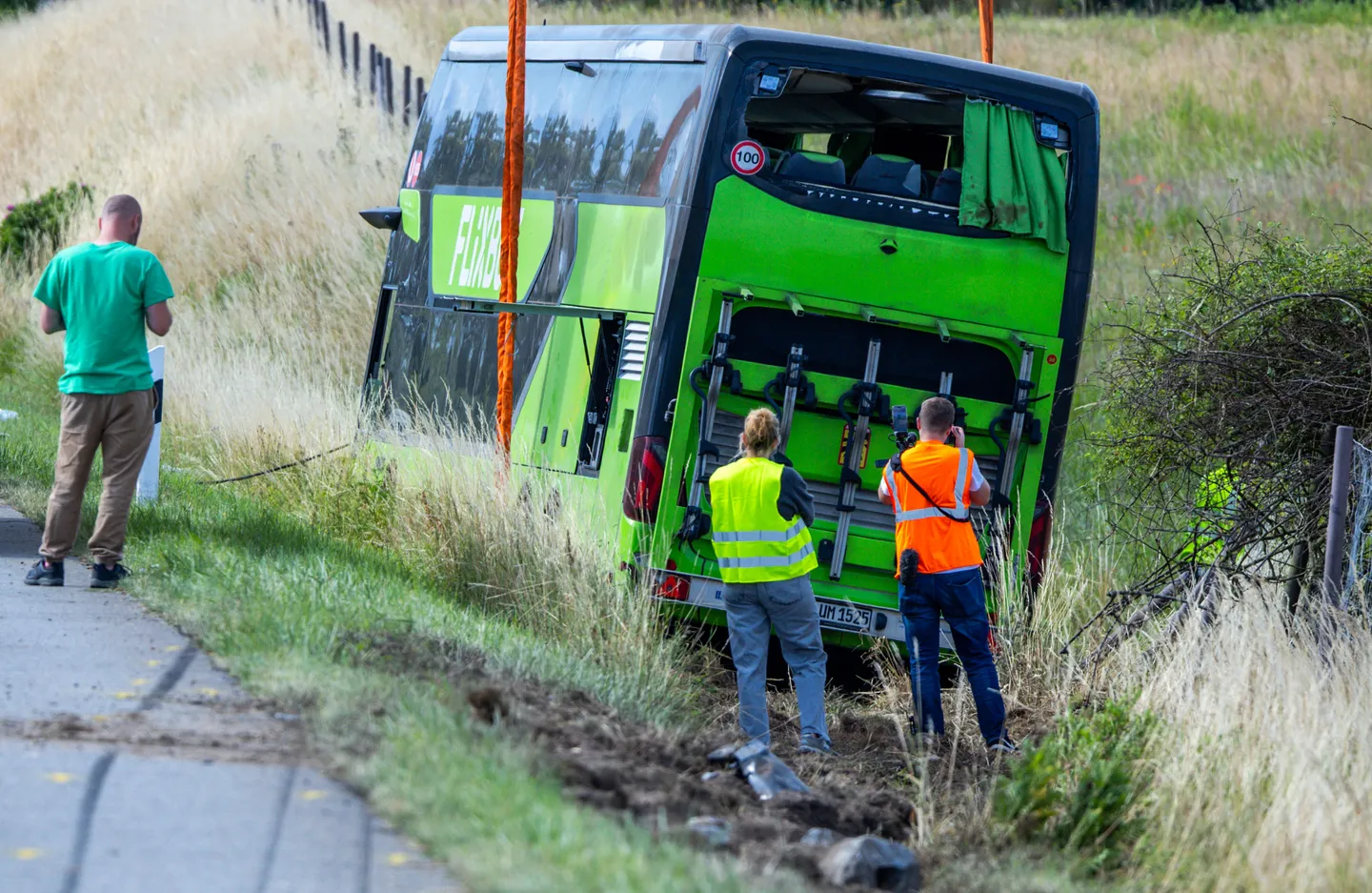 Flixbus kippt um - 20 Menschen verletzt
