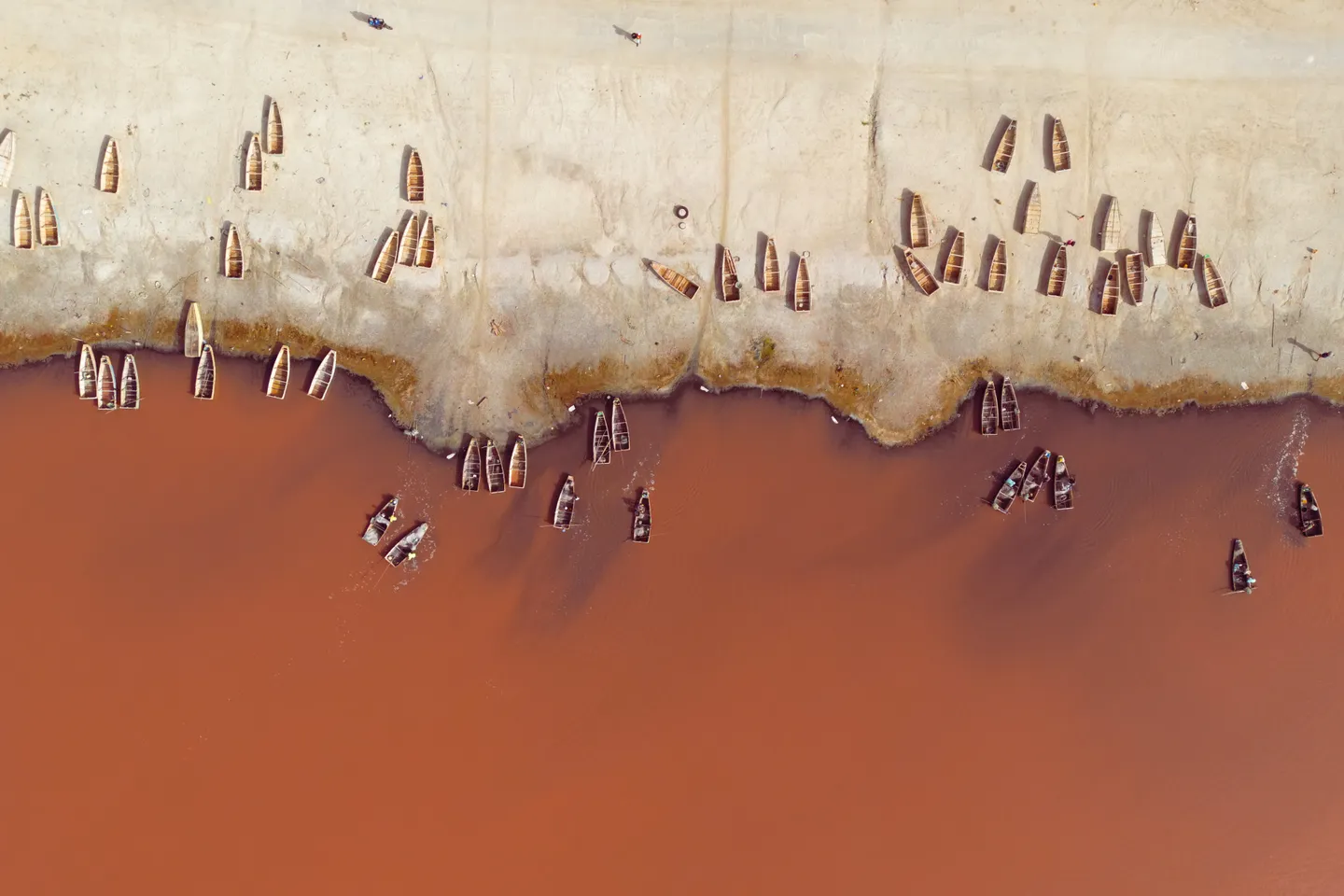 Ružičaste vode jezera Lac Rose u Senegalu vraćaju se nakon skoro tri godine
