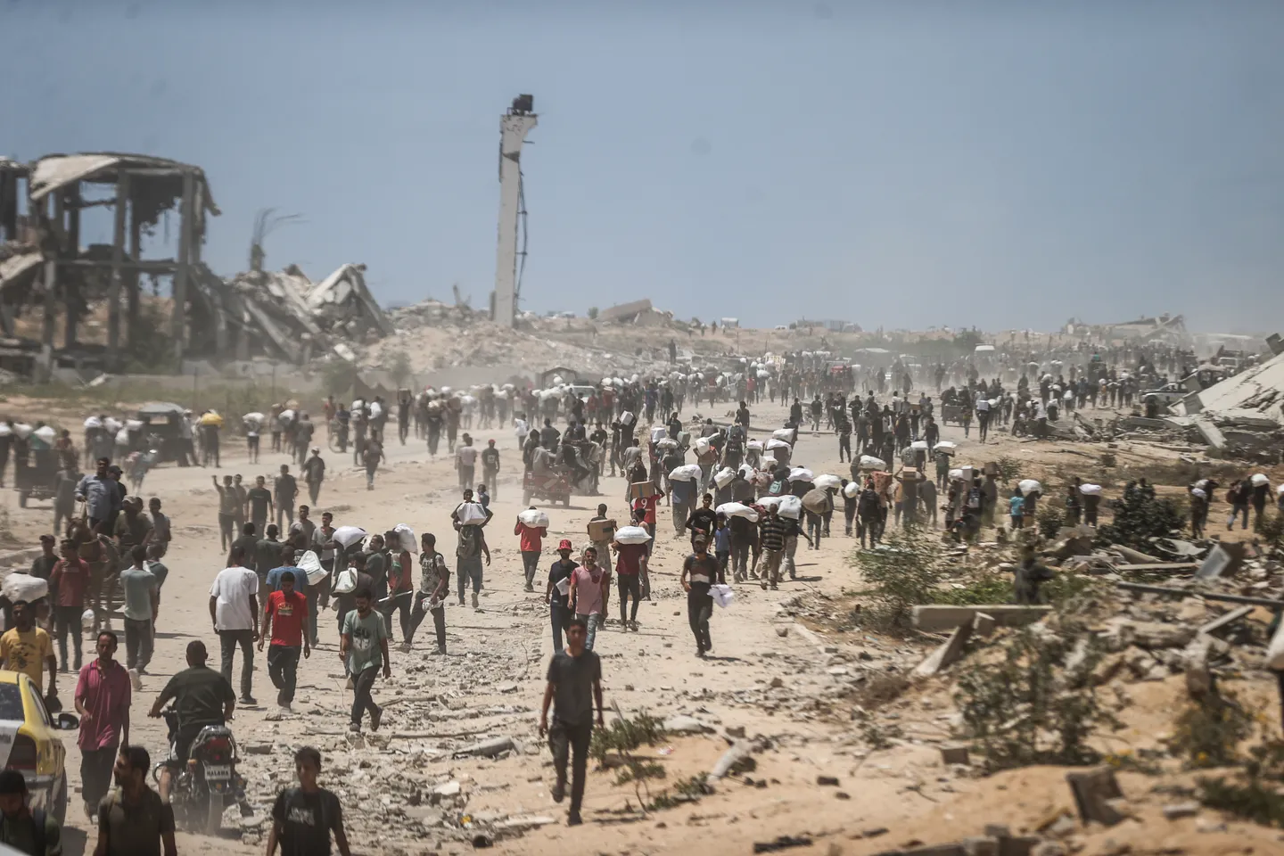 Distribution de l’aide par Israël: Human Rights Watch parle de “piège mortel”