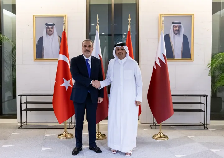 Turkish, Qatari FMs meet in Doha to boost strategic ties, discuss Gaza and Syria