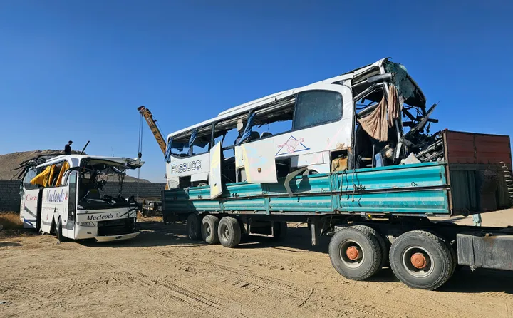 Dozens dead in western Afghanistan bus collision: authorities