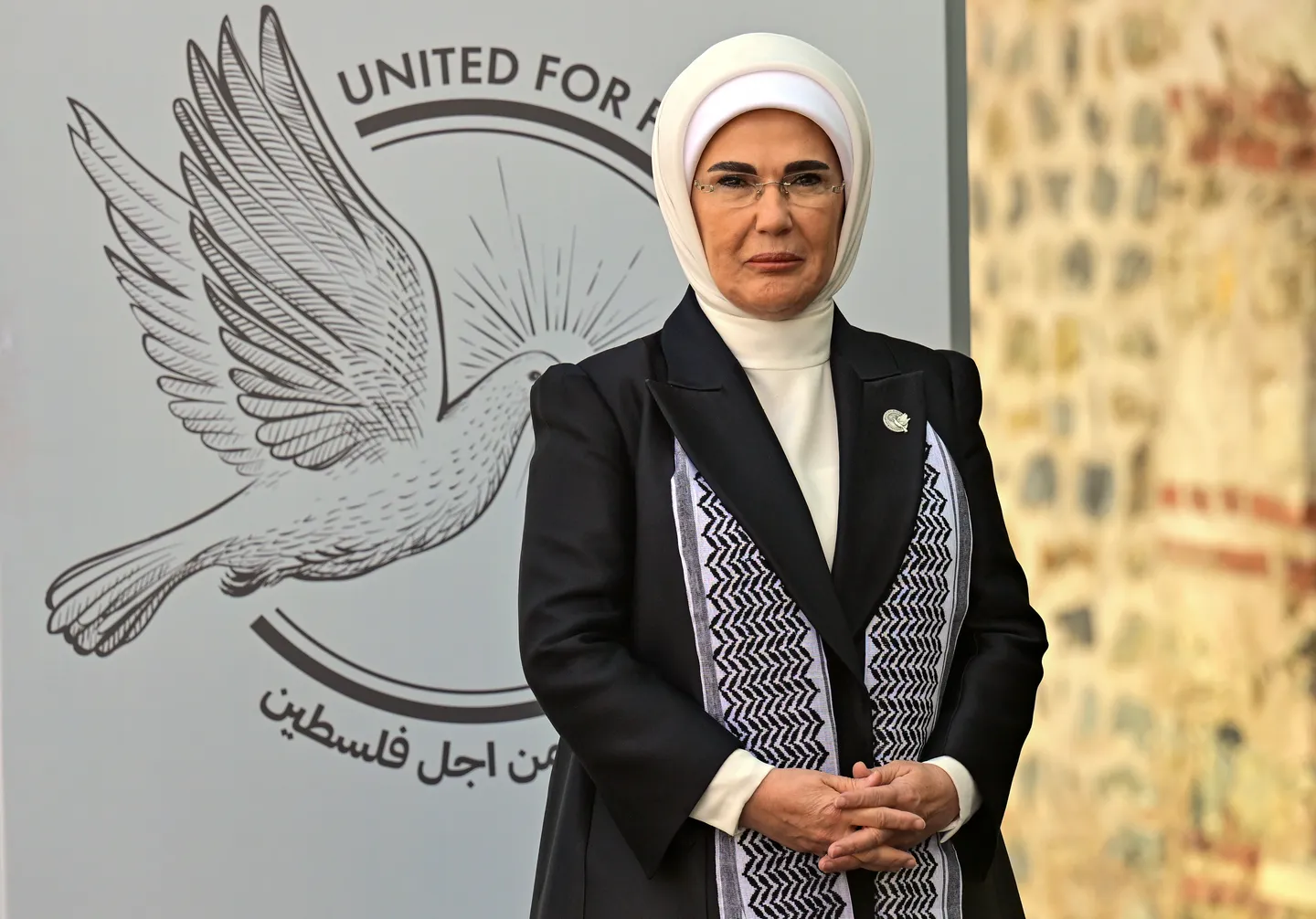 أمينة أردوغان تبعث برسالة إلى عقيلة الرئيس الأمريكي للتحرك من أجل إنقاذ أطفال غزة من مأساة إنسانية