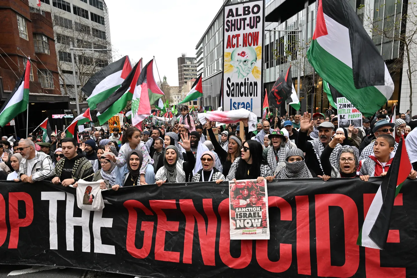 Des dizaines de milliers d’Australiens manifestent en soutien à Gaza