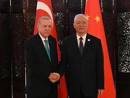 دیدار رئیس‌جمهور اردوغان با دبیر دفتر سیاسی حزب کمونیست چین