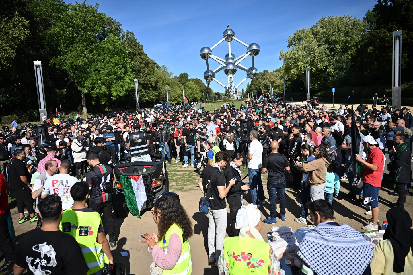 Belgjikë, dhjetëra mijëra njerëz marshojnë në mbështetje të Palestinës