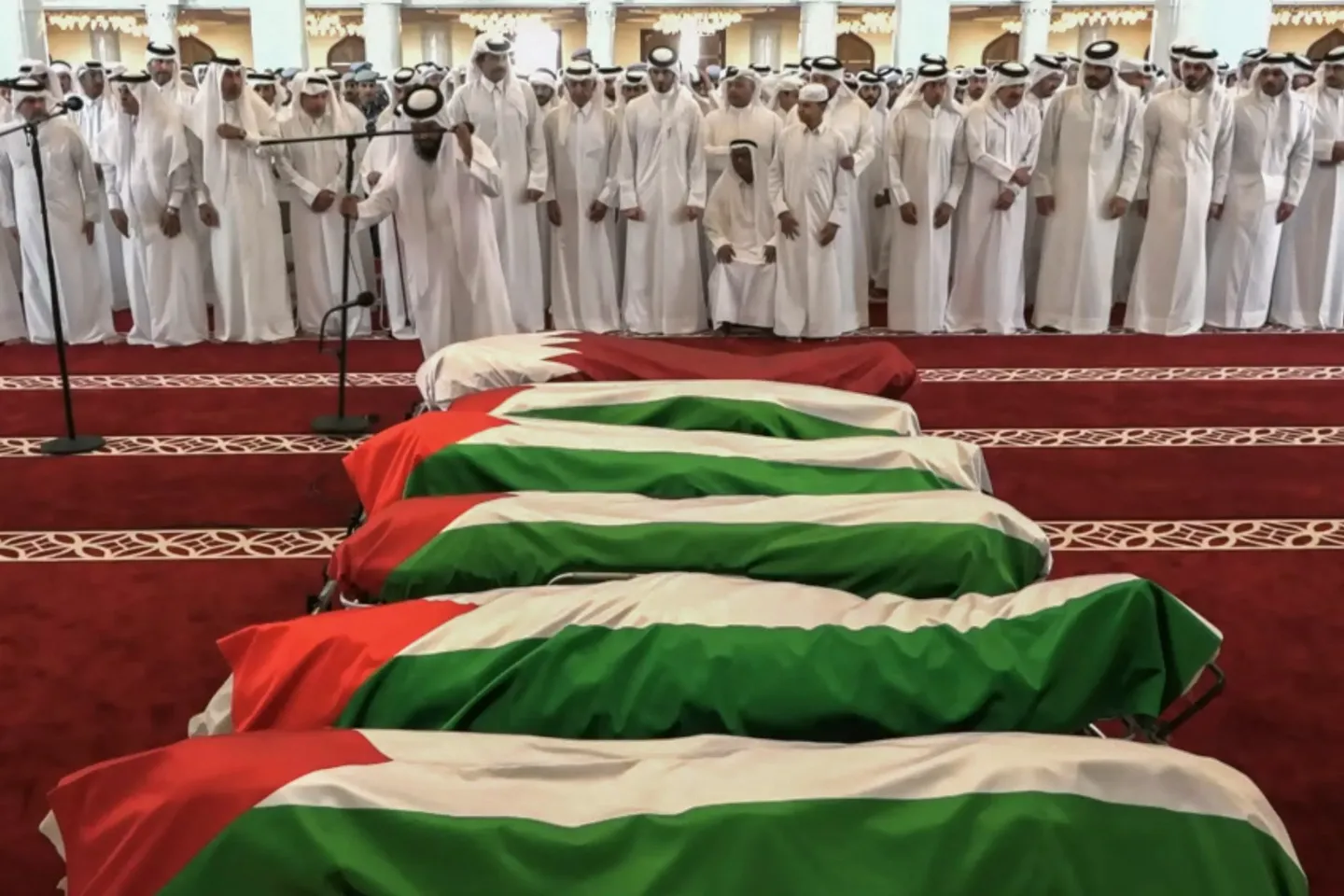 Qatar holds funeral for victims of Israel's Doha attack