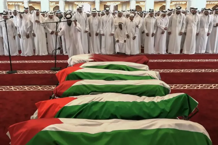 Qatar holds funeral for victims of Israel's Doha attack