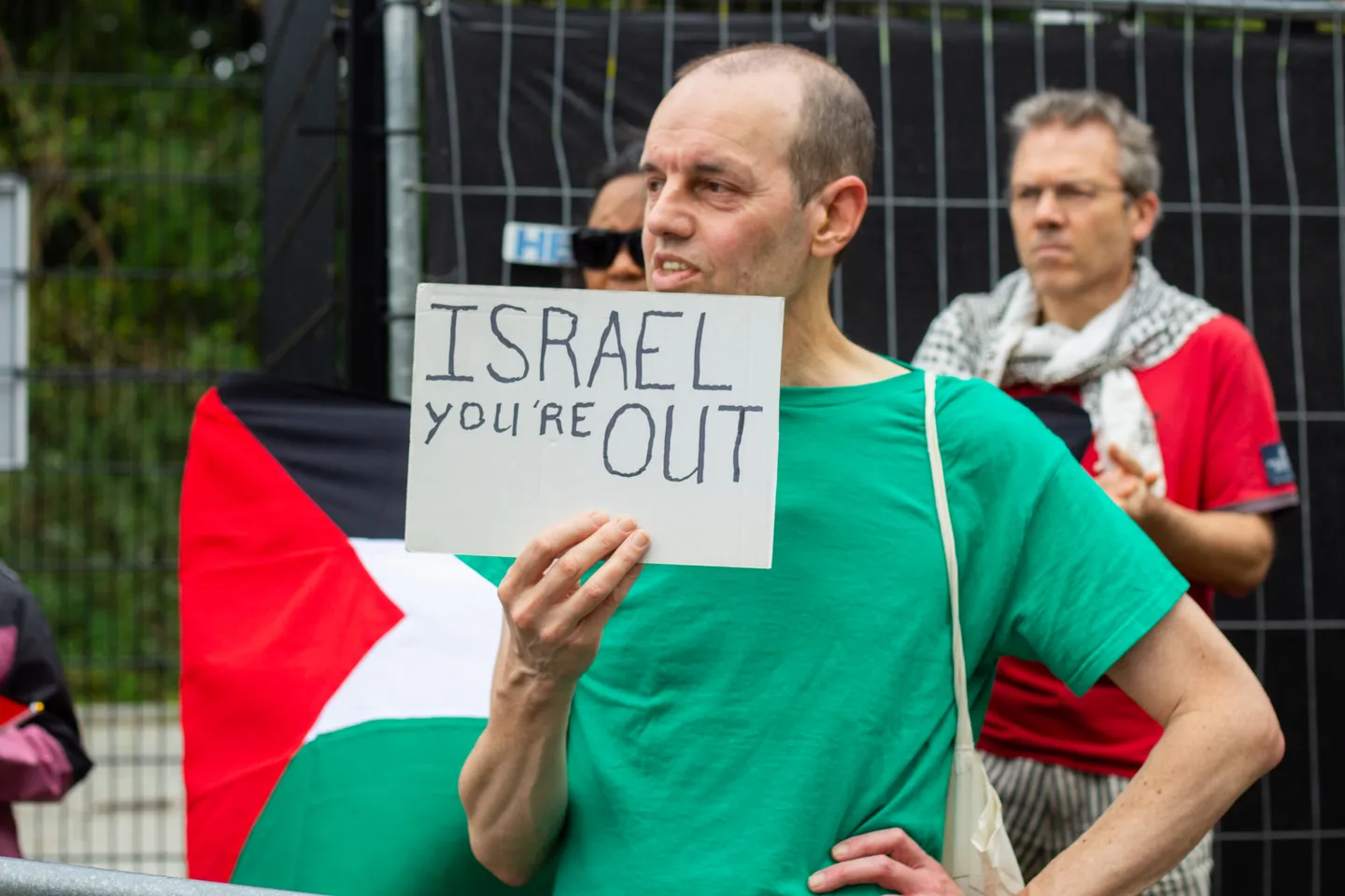 Pro-Palestine protesters block entrance at European Baseball Cup in Netherlands