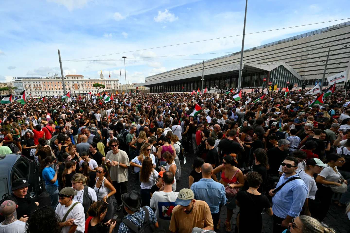 Italien: Streik aus Solidarität für Menschen in Gaza