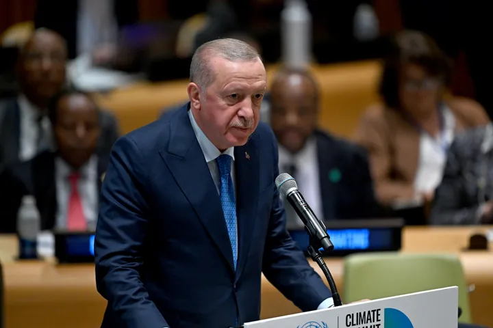 에르도안 유엔 기후 정상회의에서: 튀르키예 재생 에너지 비중 60% 넘어섰다