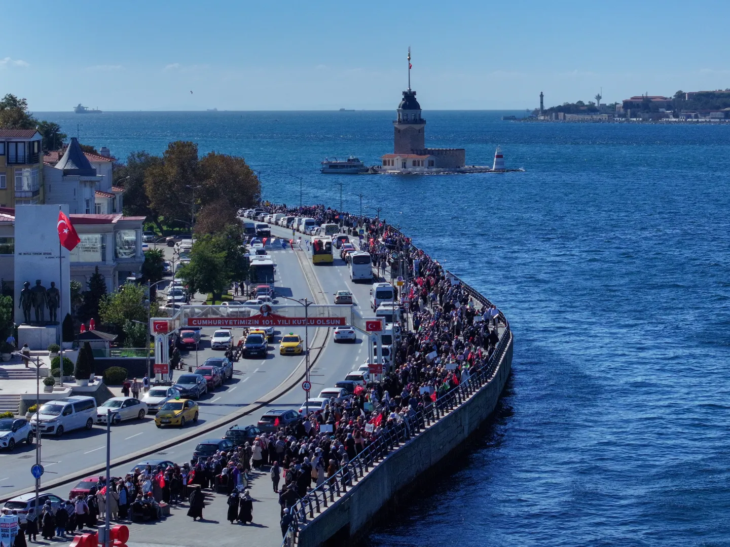 Митинзи „Тивок плач за Газа“ низ цела Туркије