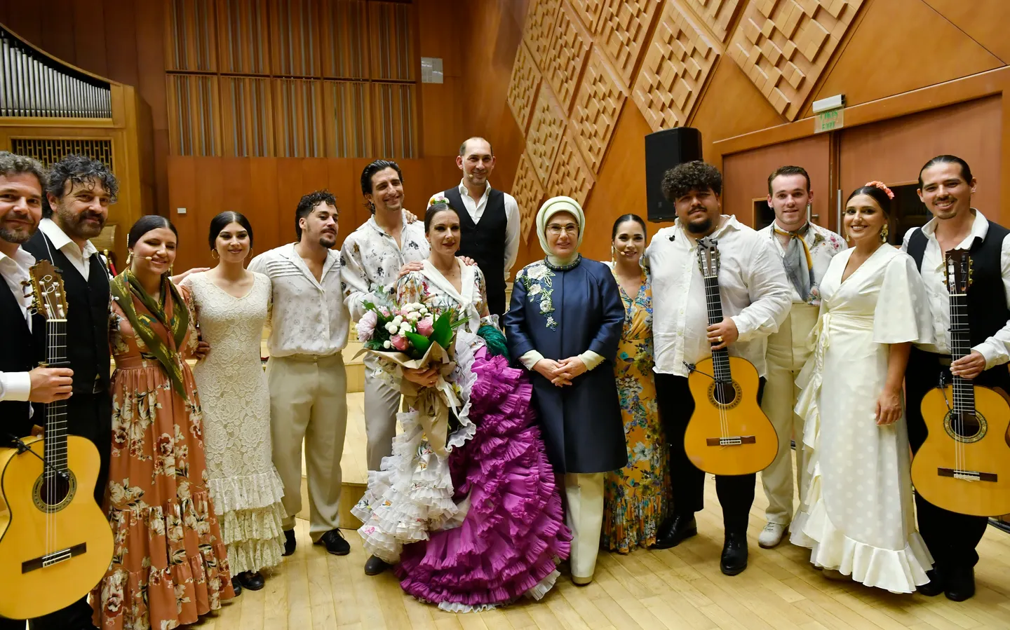 “Un corazón por Palestina”: solidaridad y flamenco en un evento con la primera dama de Türkiye