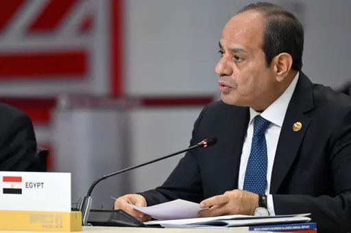 Egyptian president calls for deploying international forces in Gaza
