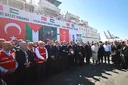 انطلاق سفينة تركية محمّلة بـ900 طن من المساعدات الغذائية تجاه غزة
