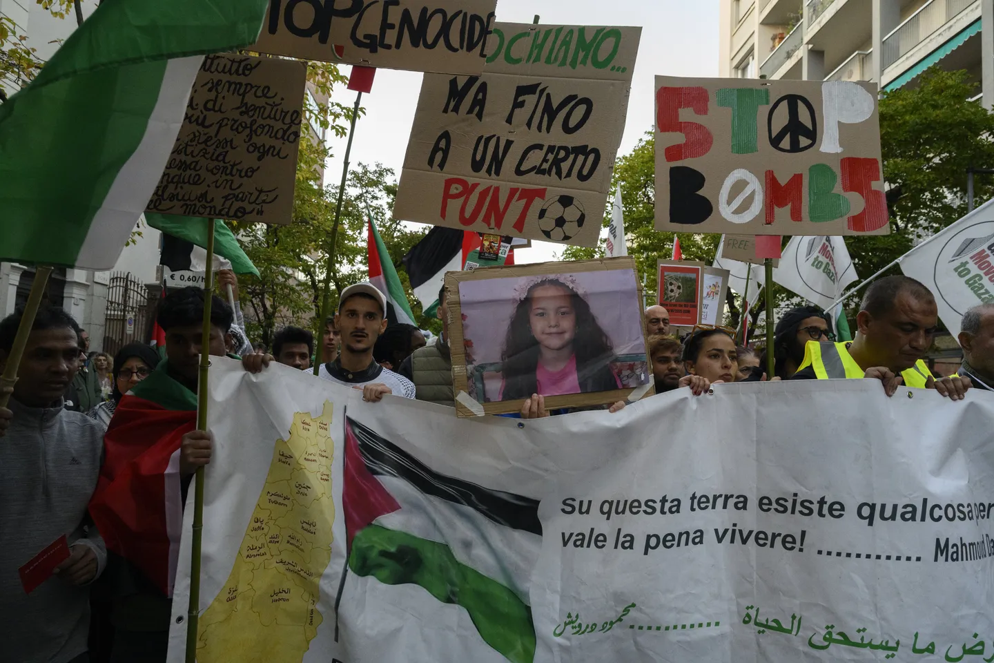 Протести против Израел и судири со полицијата во Удине пред фудбалскиот натпревар со Израел