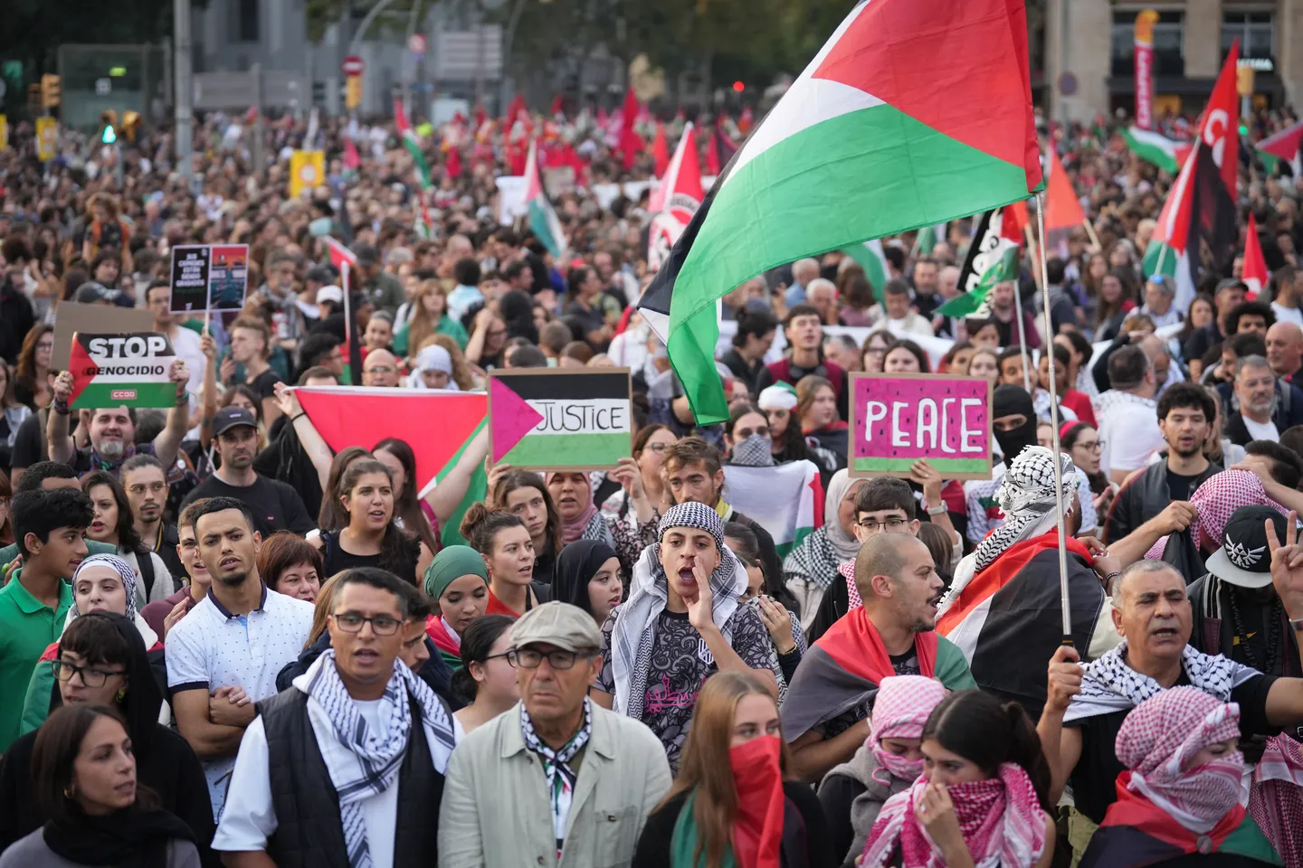 Pro-Palästina-Streiks und -Demos in Spanien