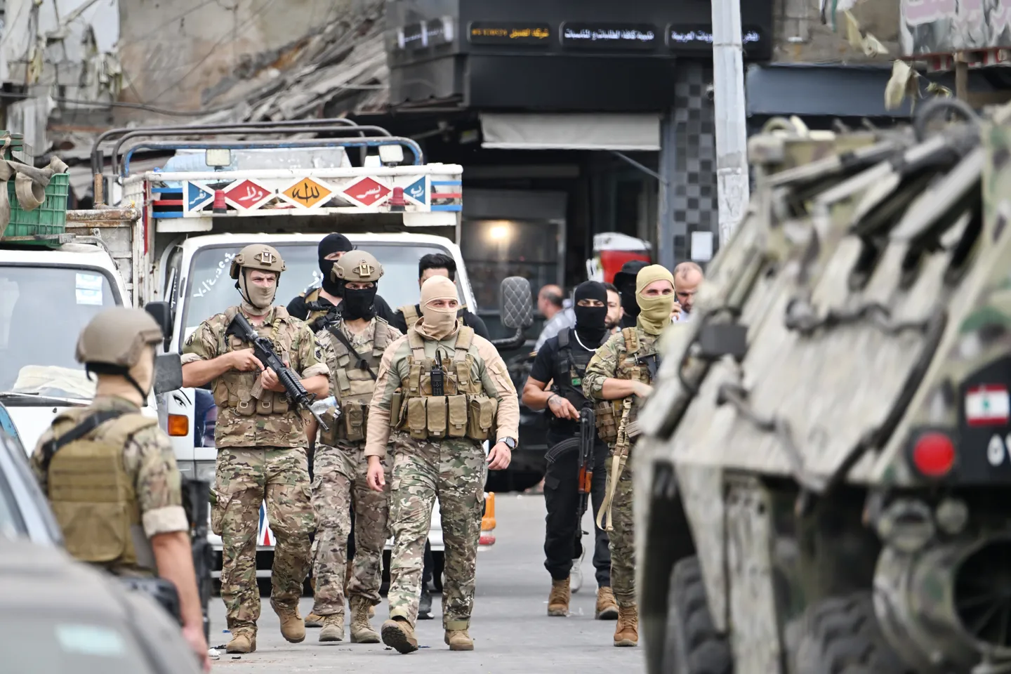 Military leaders discuss disarmament push in southern Lebanon: US