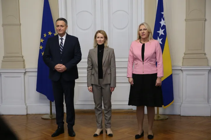 Kaja Kallas održala sastanak s članovima Predsjedništva BiH