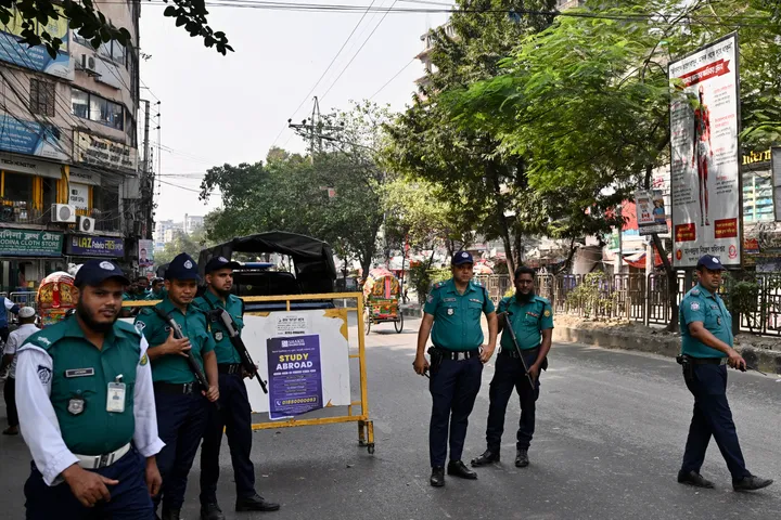 Dhaka on edge after blasts ahead of Hasina war crimes verdict