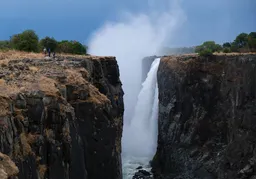 Who really discovered Victoria Falls, one of the largest waterfalls in the world?