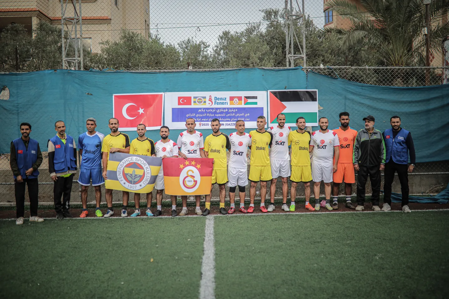 برگزاری مسابقه نمادین «گالاتاسرای – فنرباغچه»  برای احیای روحیه ورزشی در غزه