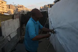 Entre la pérdida y el dolor, un padre palestino vuelve a sembrar la vida en el norte de Gaza