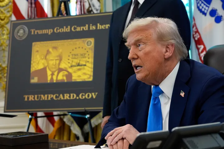 Trump launches $1 million 'gold card' visa scheme for wealthy applicants