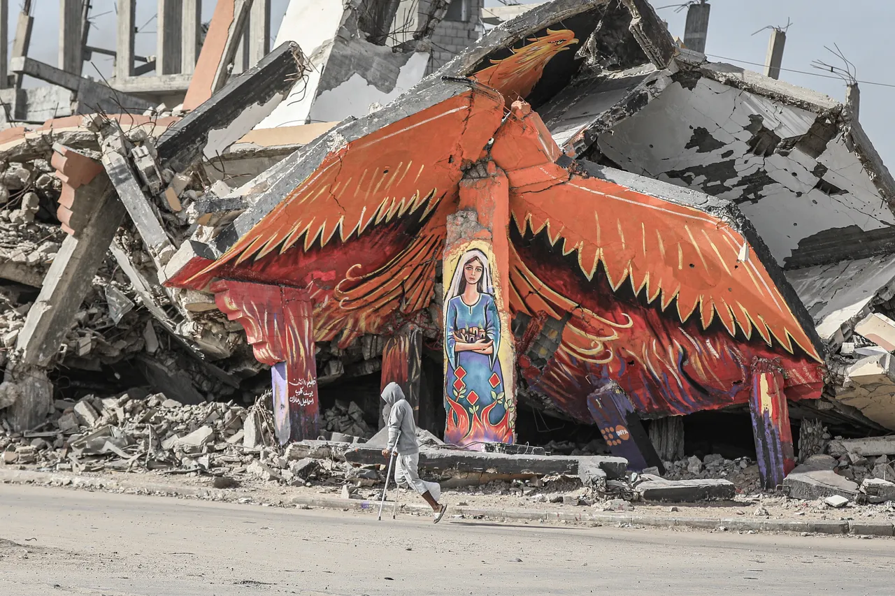 Umjetnici iz Gaze ruševine kuća koje je uništio Izrael pretvaraju u živopisna umjetnička djela