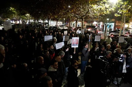 Албанските граѓани протестираа во Тирана против корупцијата и сиромаштијата