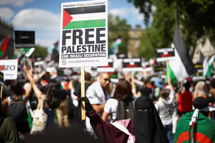 South Africans rally in solidarity with pro-Palestine hunger strikers in UK prisons