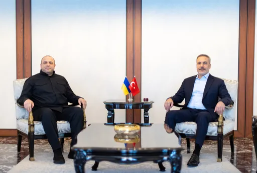 Türkiye's Fidan, Kalin meet Ukraine's Umerov in Ankara