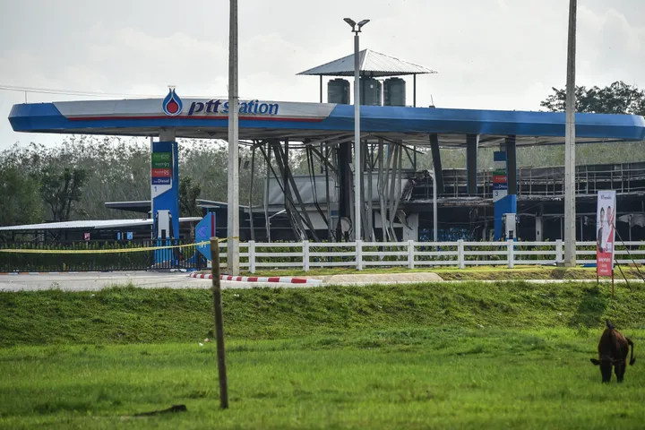 Serangan bom di SPBU Thailand selatan, empat orang terluka