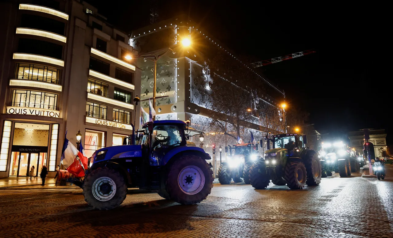 French farmers stage new Paris protest in bid to halt EU-Mercosur deal