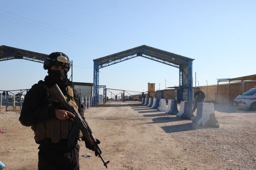 Syrian security forces increase security measures at Al Hawl Camp, which they took control of from YPG, on January 21, 2026.