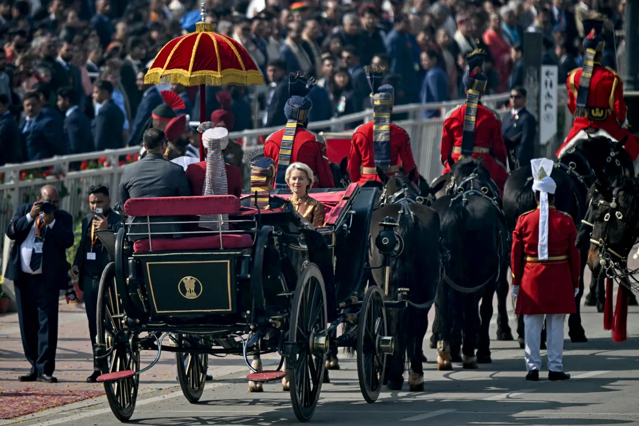 India fetes EU at Republic Day parade ahead of trade deal