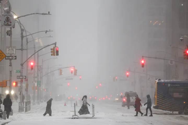 Multiple deaths reported as historic winter storm batters US, grounds flights and cuts power